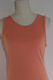 Roxy Maxi Dress Women Medium Peach Sleeveless Cut-Out Open Back Side Slit