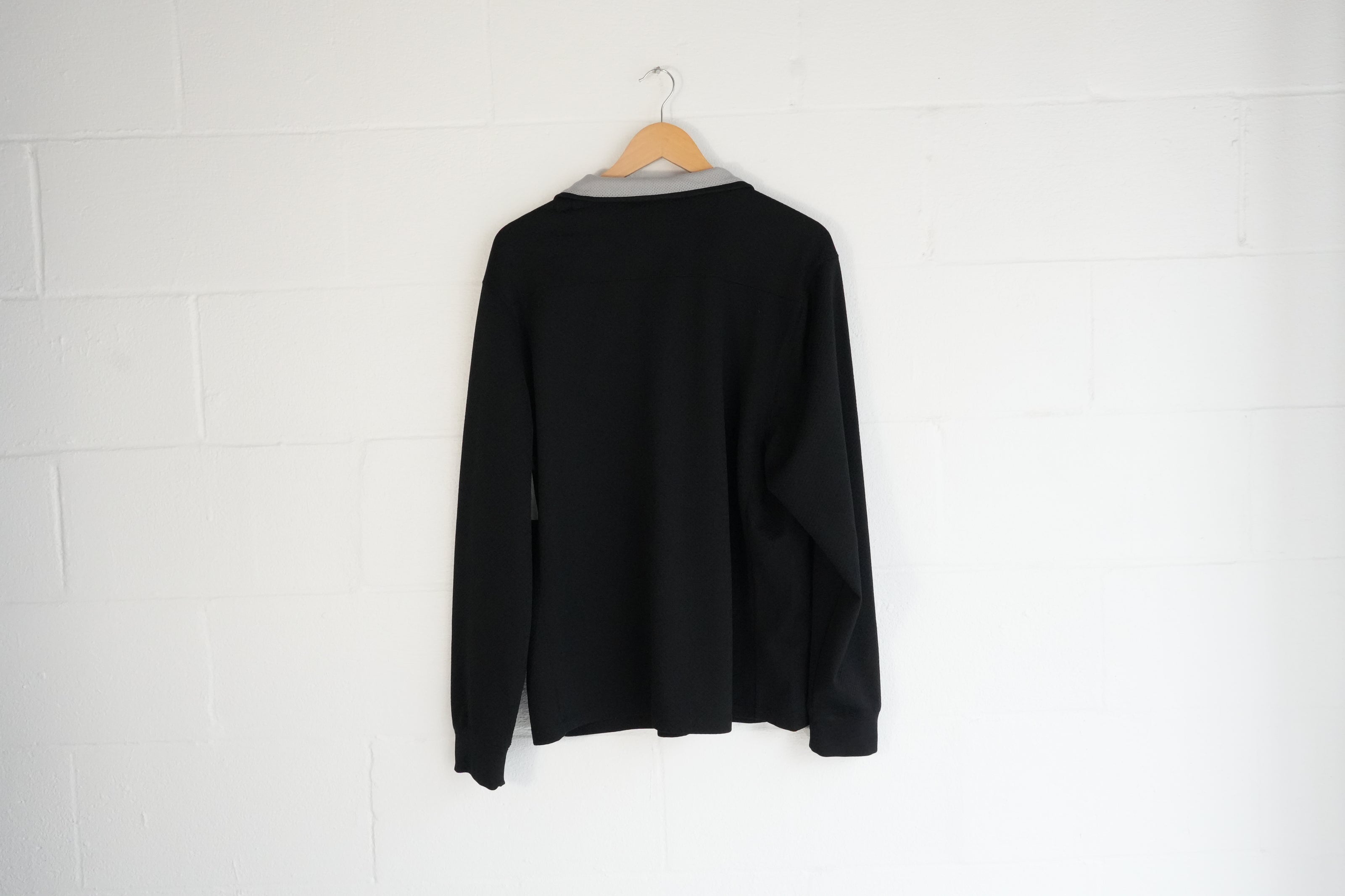 Rec Tech Pullover Men XL Black Quarter Zip Performance Long Sleeve Extra Large