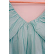 Day + Moon V-Neck Aqua Top-Dress Size Medium