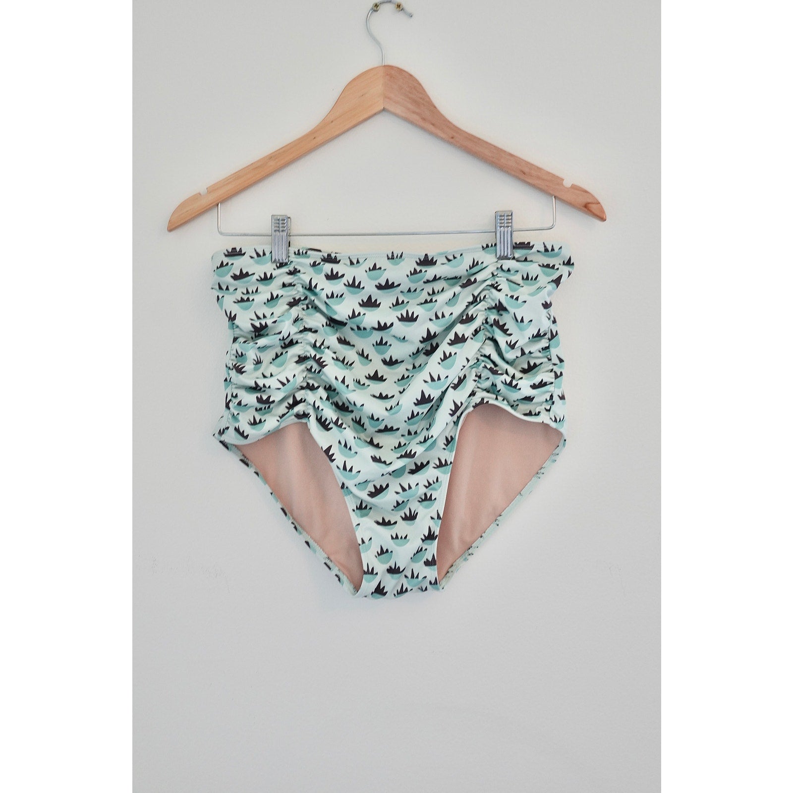 Kortni Jeane Teal Bathing Suit Bottoms Size Medium