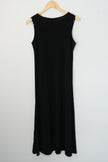 Attitudes by Renee Maxi Dress Women Extra Small Petite Black Sleeveless Stretchy