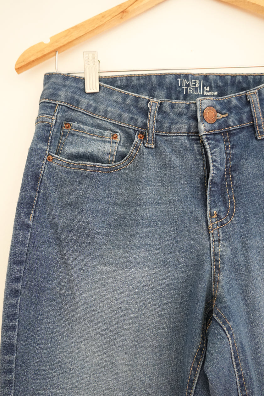 Time and True Bootcut Jeans - Size 14