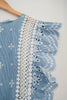 BB Dakota Blue and White Stripped Blouse - Size Medium