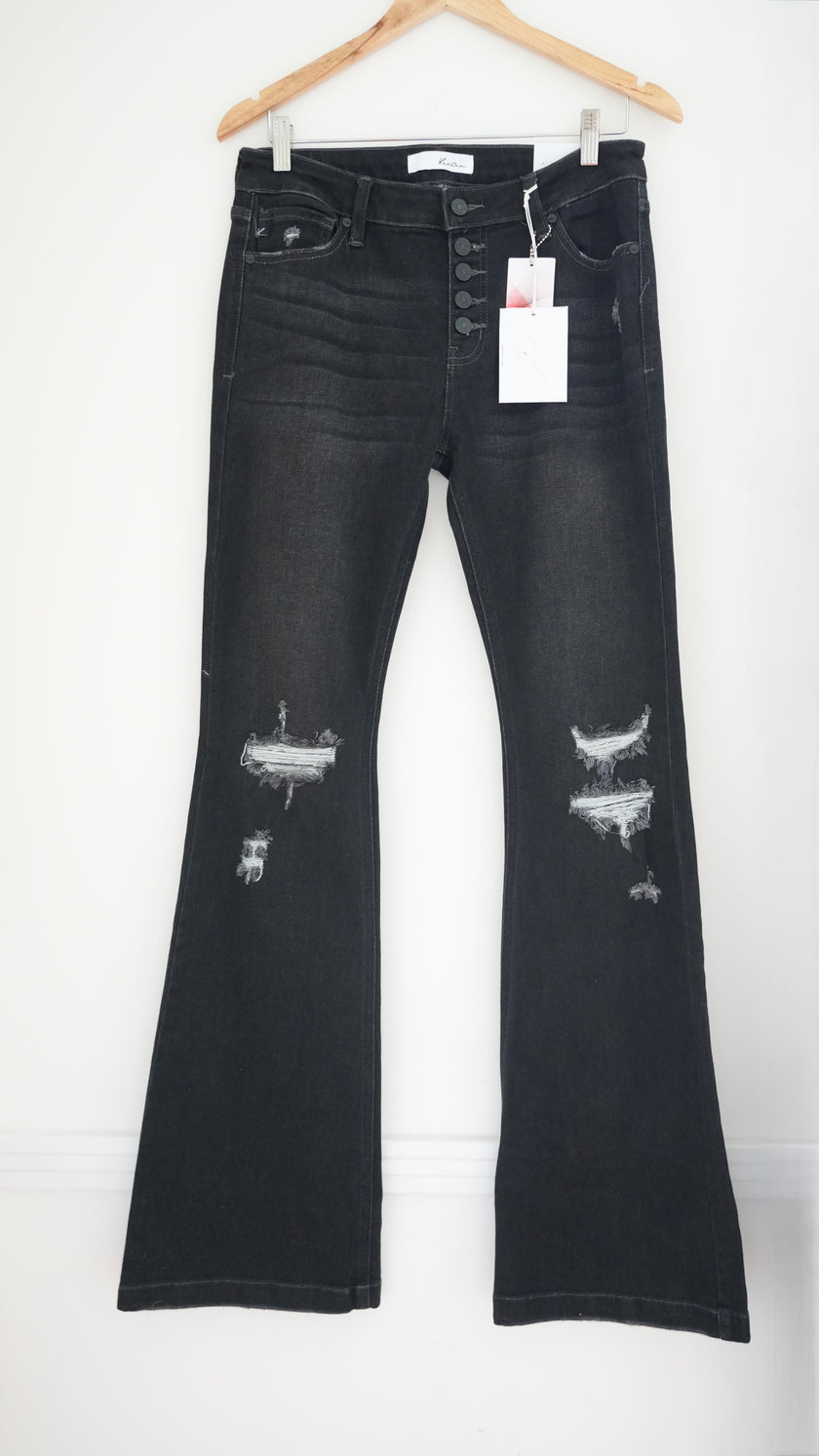 KanCan Mid Rise Dark Wash Bootcut Jeans - Size 11/29