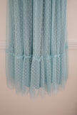 Blue Tulle Tie Shoulder Maxi - Size Medium