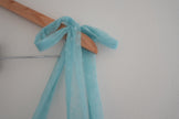 Blue Tulle Tie Shoulder Maxi - Size Medium