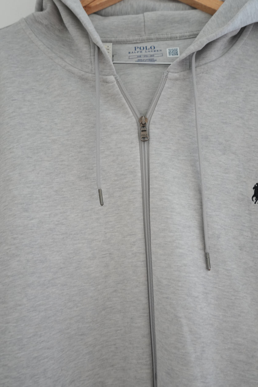 Ralph Lauren Polo Grey Zip-Up Hoodie - 3X