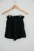 Shein Black Belted Shorts Size Medium