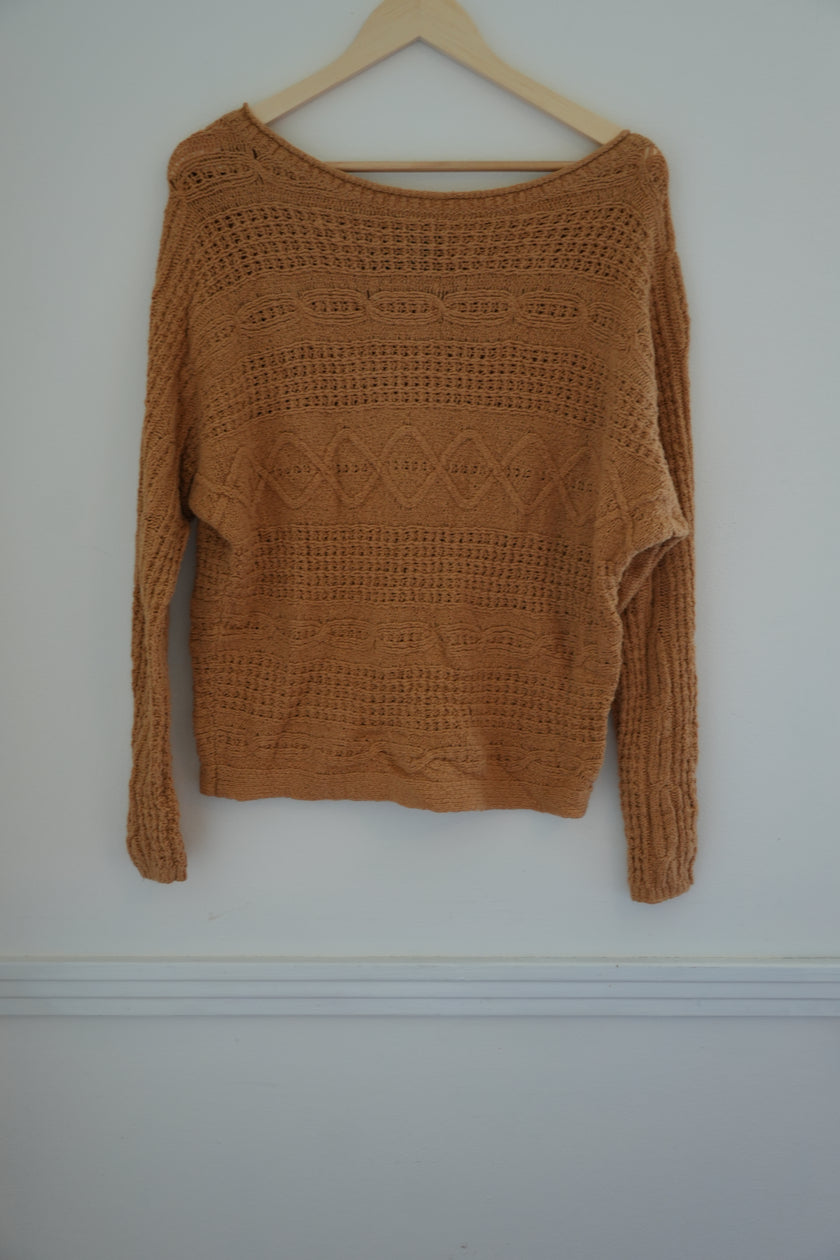 Abercrombie & Fitch Yellow Sweater Size Medium