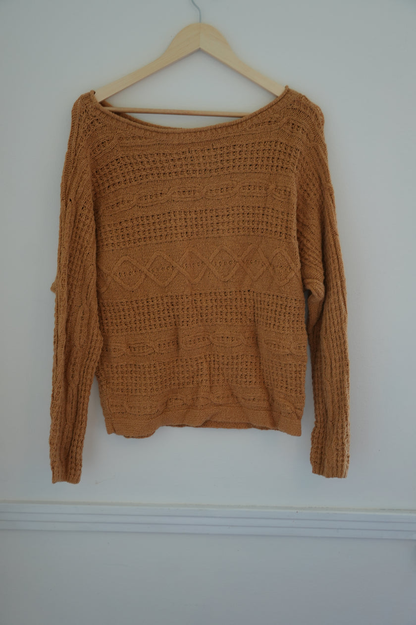 Abercrombie & Fitch Yellow Sweater Size Medium