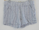 St. John’s Bay Blue Stripped Shorts Size Medium