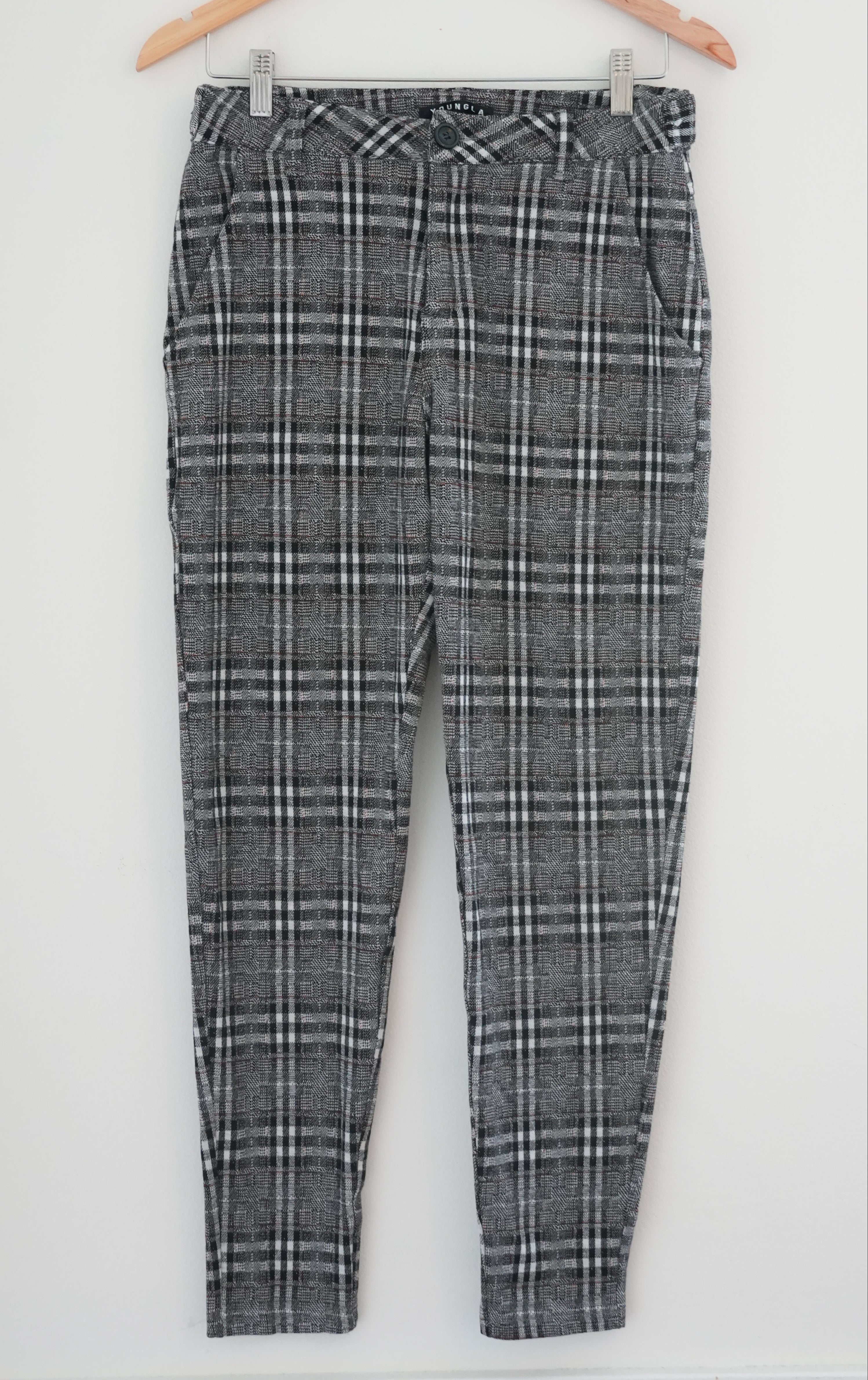 YoungLA Plaid Trowser Pants sizes 30/30