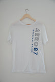 Men's Aeropostale White Graphic T-shirt Size Medium