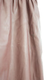 Zara Knit Faux Leather Maroon Skirt Size Medium