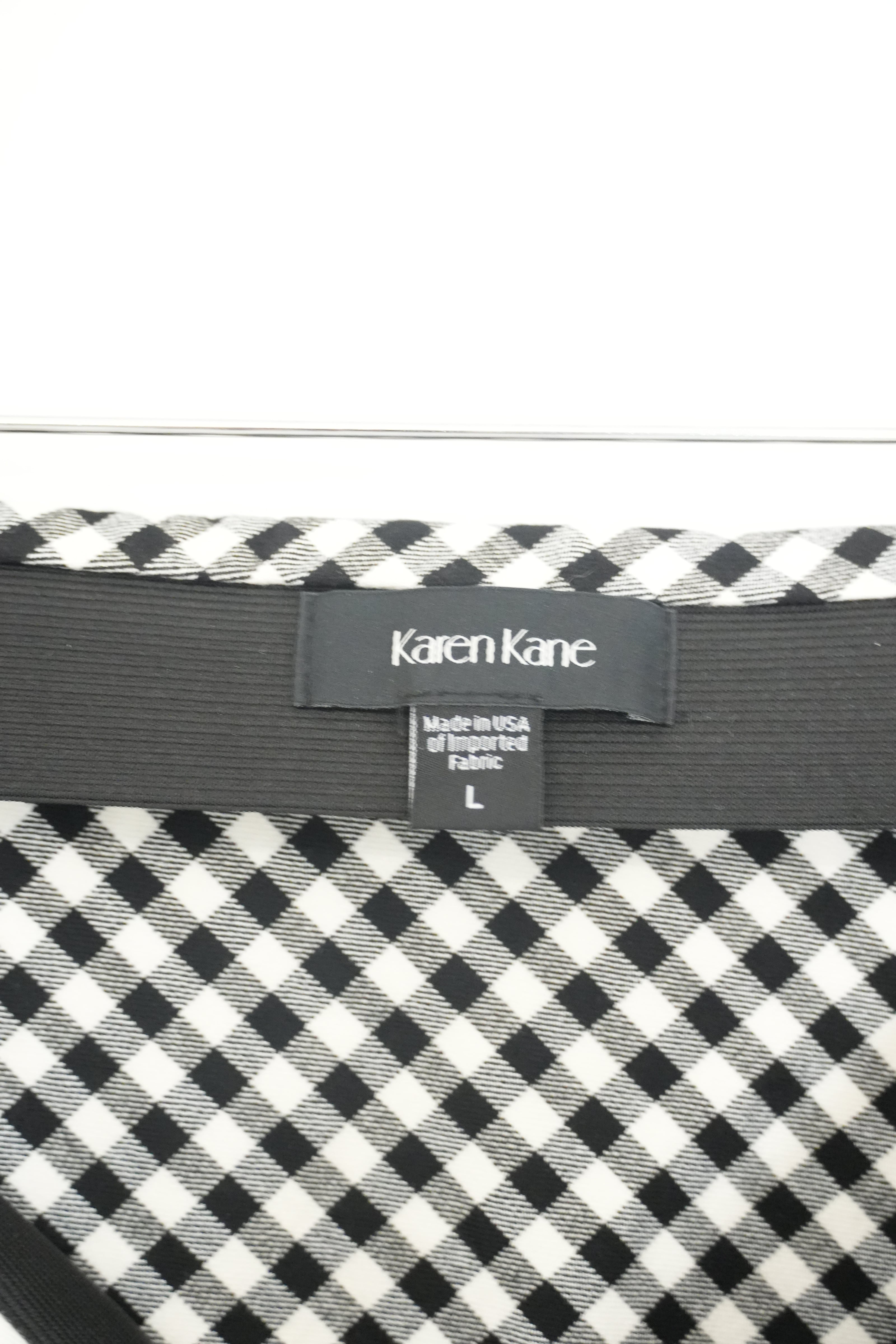 Karen Kane Plaid Pencil Skirt Size Large