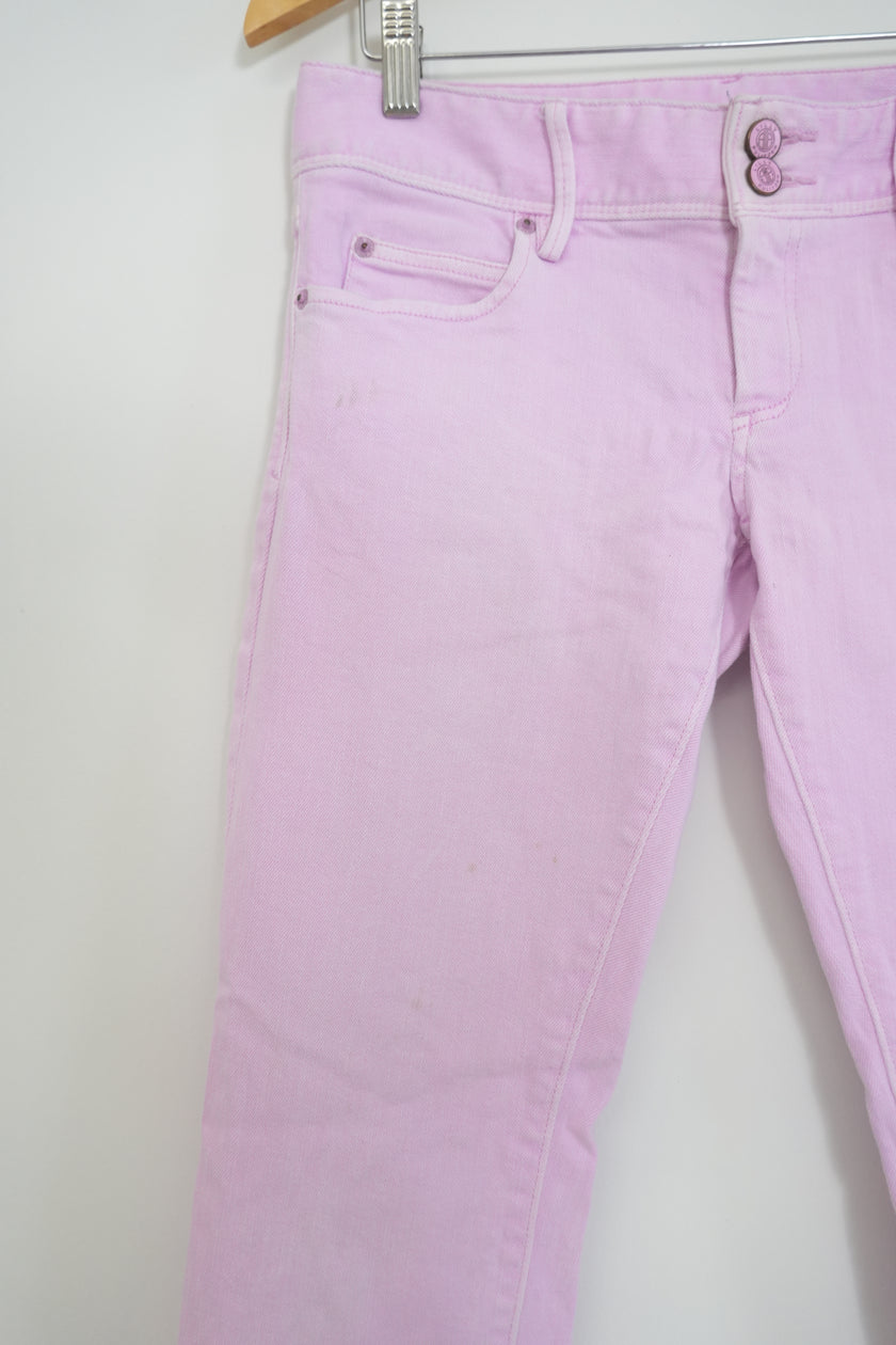 Lilly Pulitzer Bubble Gum Worth Straight Jeans Size 4