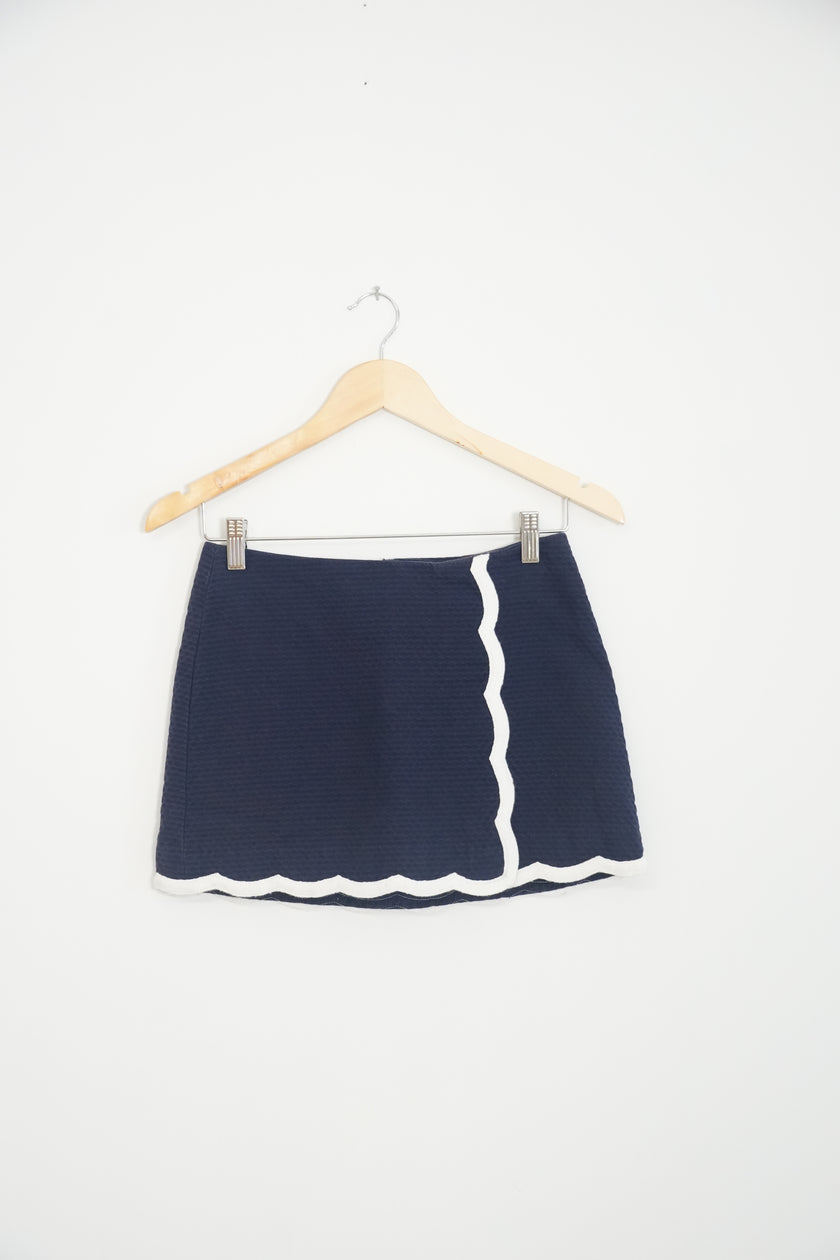 Lilly Pulitzer Navy Mini Skirt Size 00