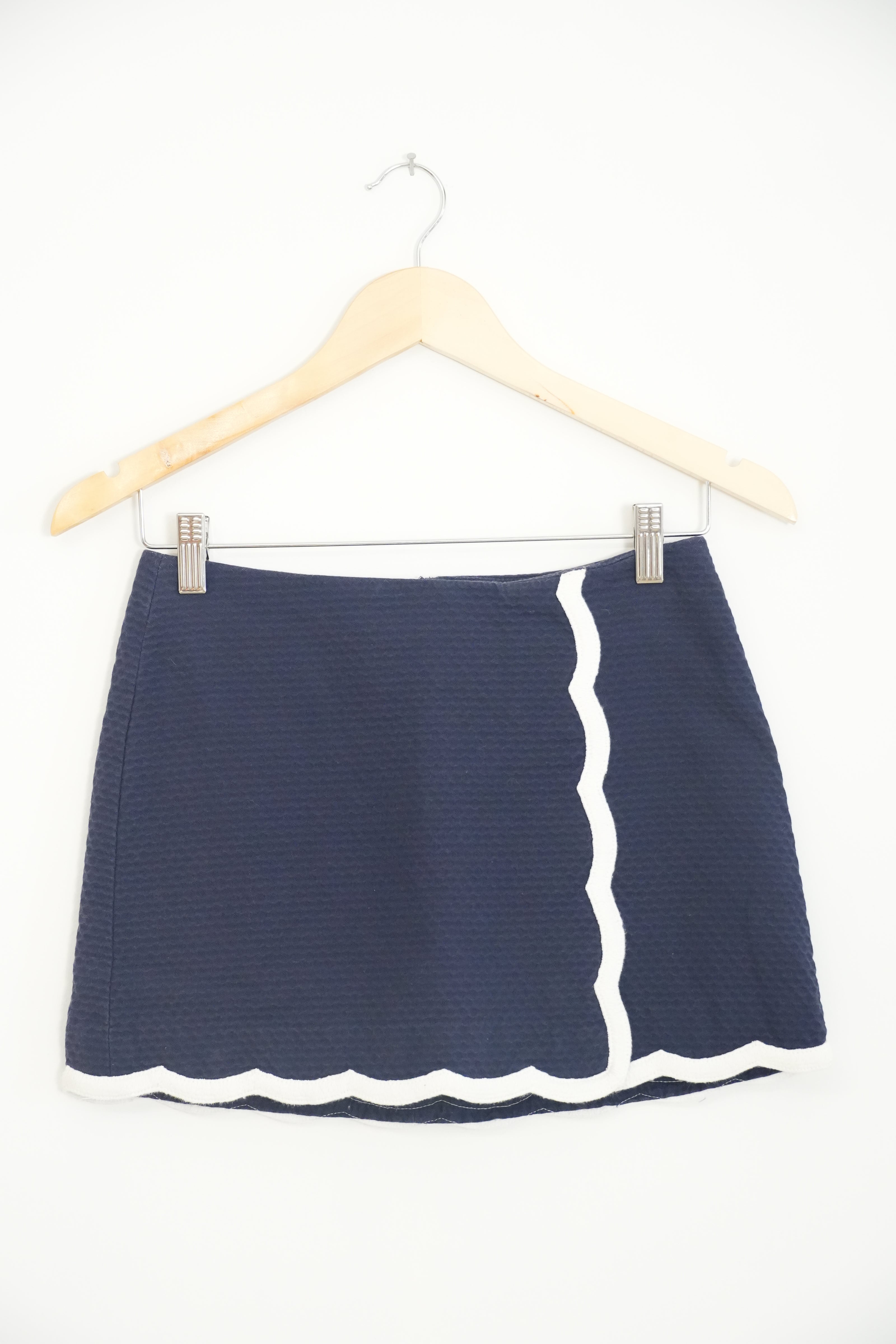 Lilly Pulitzer Navy Mini Skirt Size 00