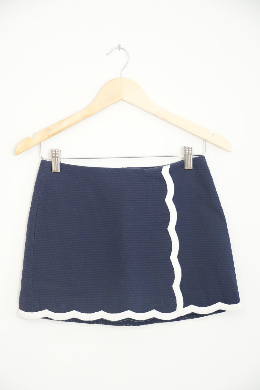 Lilly Pulitzer Navy Mini Skirt Size 00