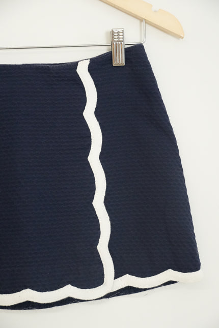 Lilly Pulitzer Navy Mini Skirt Size 00