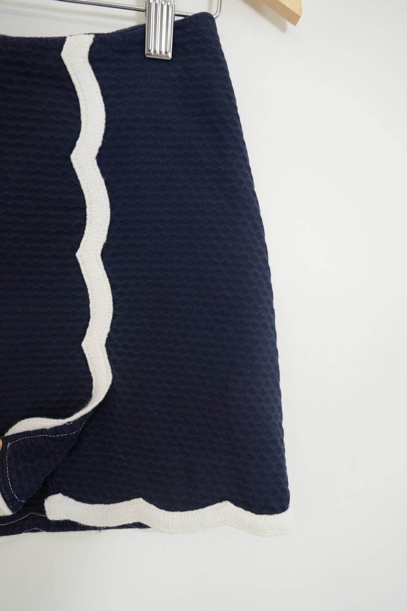Lilly Pulitzer Navy Mini Skirt Size 00