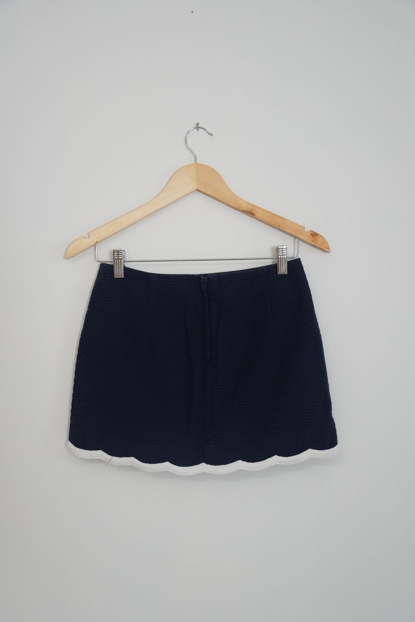 Lilly Pulitzer Navy Mini Skirt Size 00