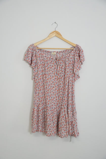 Cynthia Rowley Floral Belted Dress Size Small