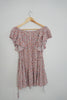 Cynthia Rowley Floral Belted Dress Size Small
