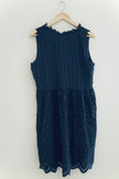 Sundance Sleevless Navy A-Line Dress Size X-Large
