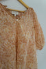 Cleobella Floral Smocked Blouse Size Small