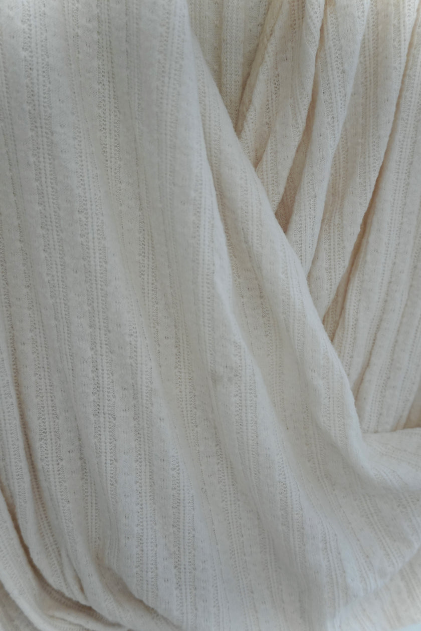 Maeve by Anthropologie Ivory Surplice Sweater Size Small