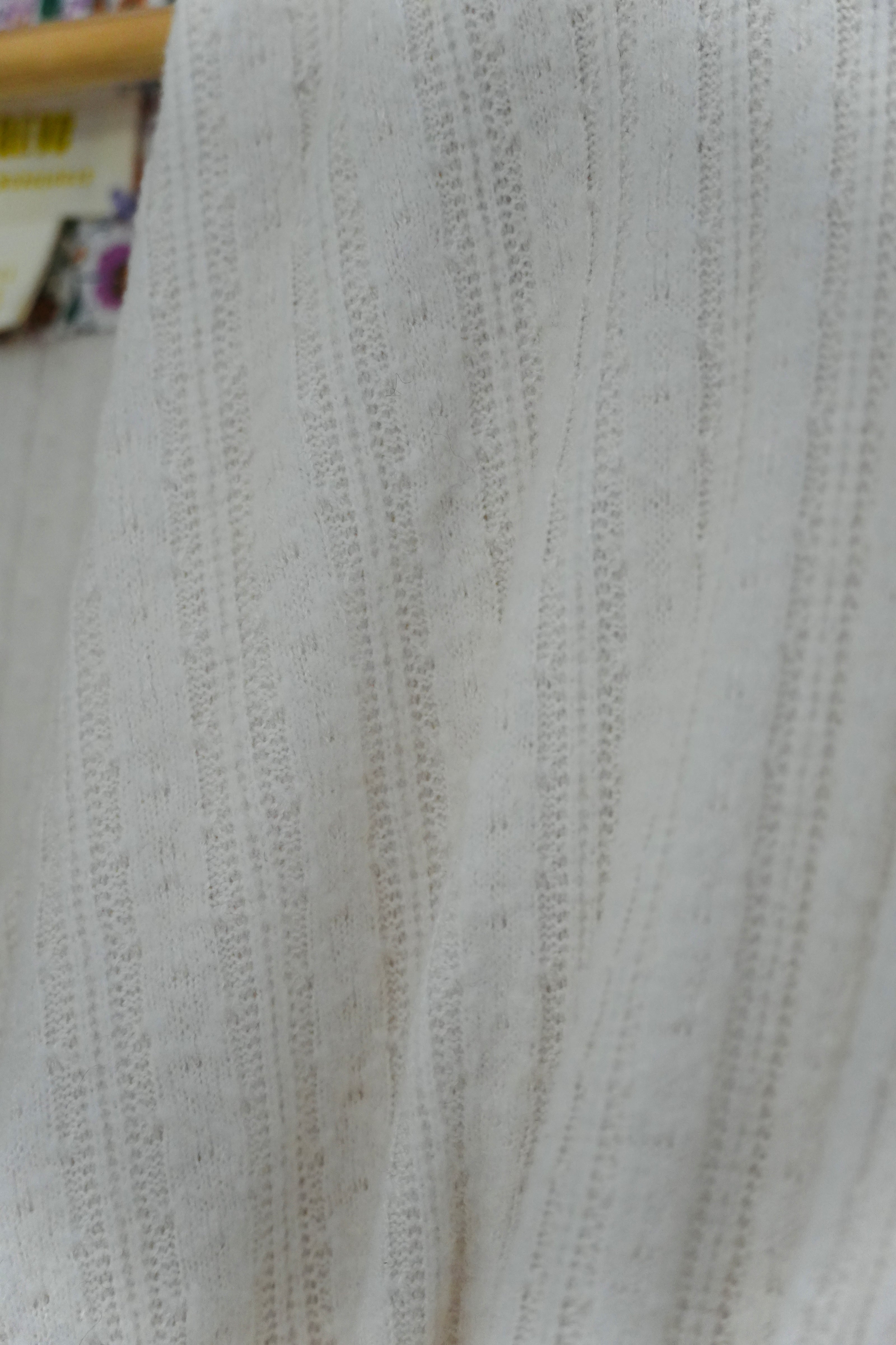 Maeve by Anthropologie Ivory Surplice Sweater Size Small