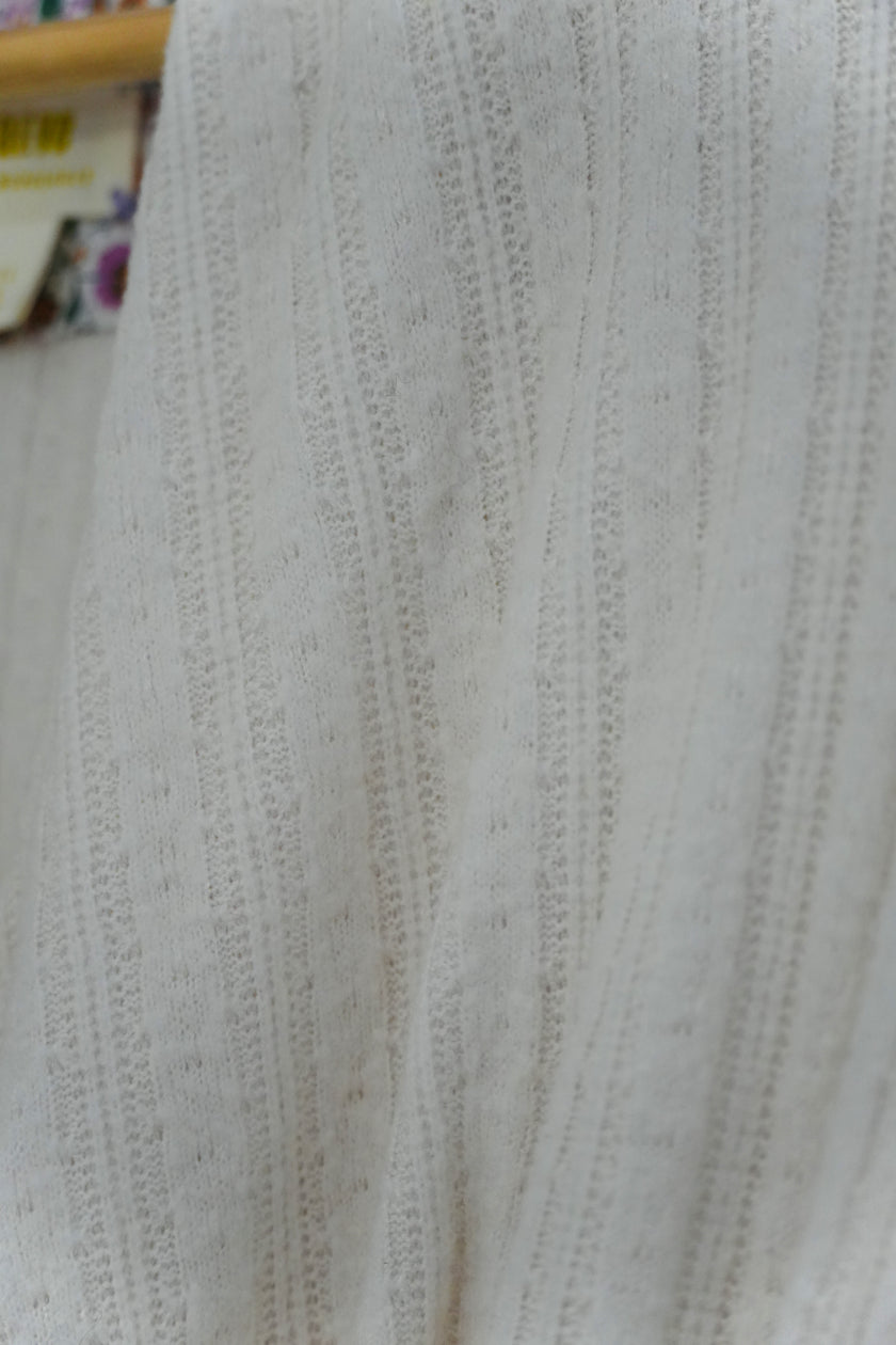 Maeve by Anthropologie Ivory Surplice Sweater Size Small