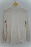 Maeve by Anthropologie Ivory Surplice Sweater Size Small