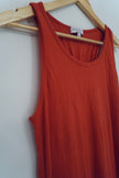 Michael Stars Orange Tank Shift Dress Size Medium