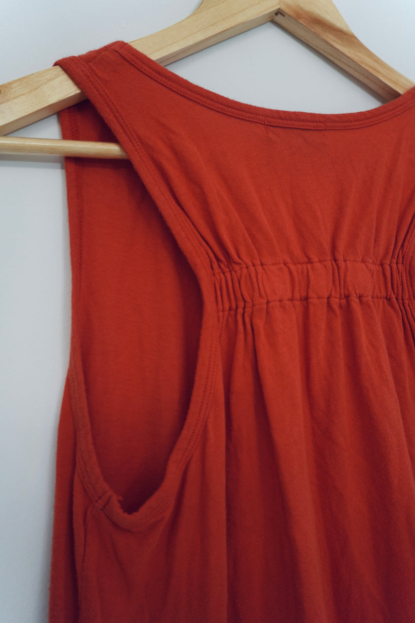 Michael Stars Orange Tank Shift Dress Size Medium