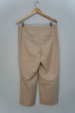 Bagatelle Collection Beige Faux Leather Pants Size Medium