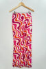 Zara Pink and Orange Bootcut Pants Size Small