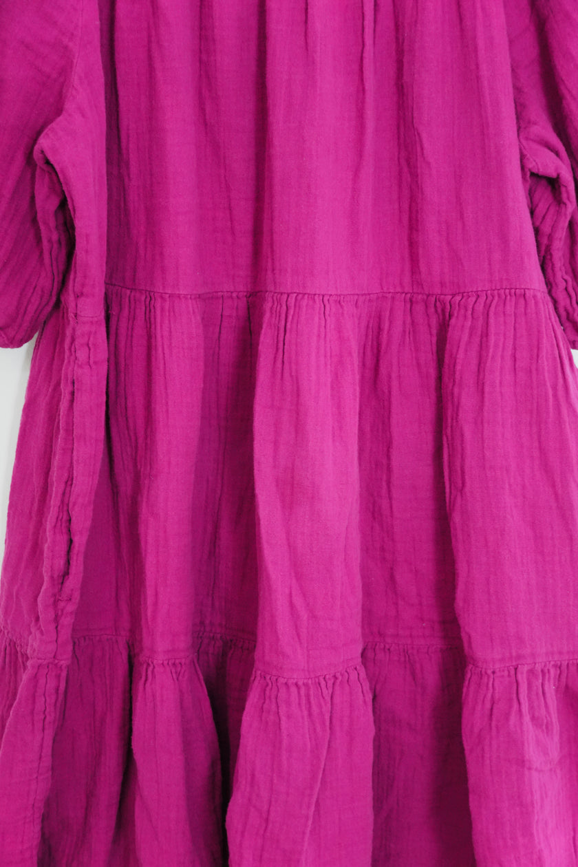 Old Navy Purple Tiered Dress Size X-Large