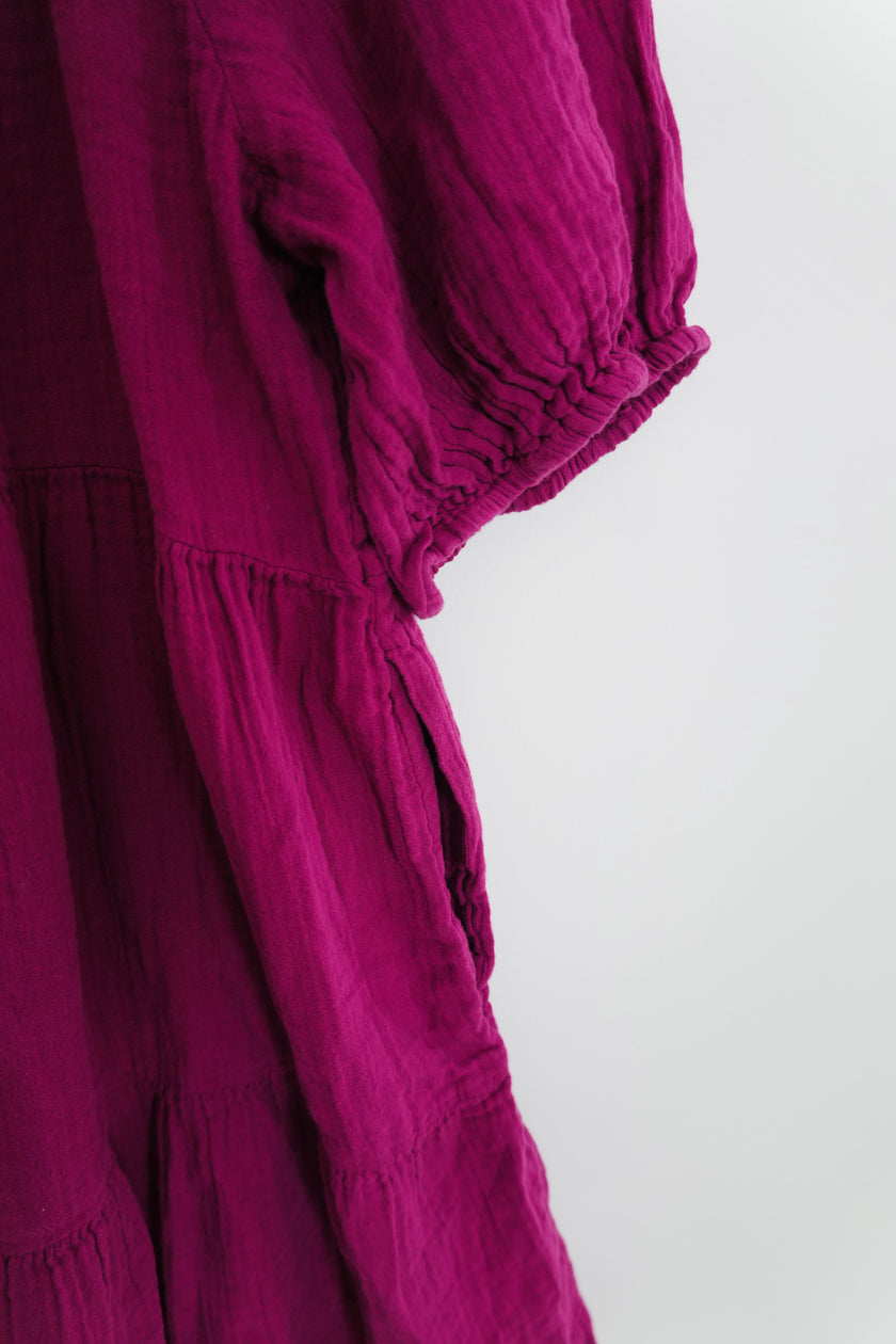 Old Navy Purple Tiered Dress Size X-Large