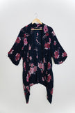 Patrons of Peace Navy And Floral duster Size Small