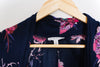 Patrons of Peace Navy And Floral duster Size Small