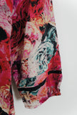 Vanessa Virginia 100% Silk Floral Blouse Size Medium