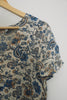 Patrons of Peace Blue and Yellow Paisley Dress Size Medium