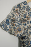 Patrons of Peace Blue and Yellow Paisley Dress Size Medium