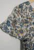 Patrons of Peace Blue and Yellow Paisley Dress Size Medium