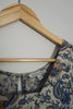 Patrons of Peace Blue and Yellow Paisley Dress Size Medium