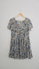 Patrons of Peace Blue and Yellow Paisley Dress Size Medium