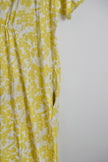 Stan Herman Printed Knit Jersey Square Neck Maxi Dress Size Medium