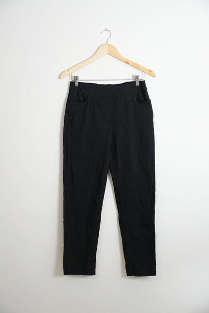 Slim-Station Black Pull on Jeggings Size 8